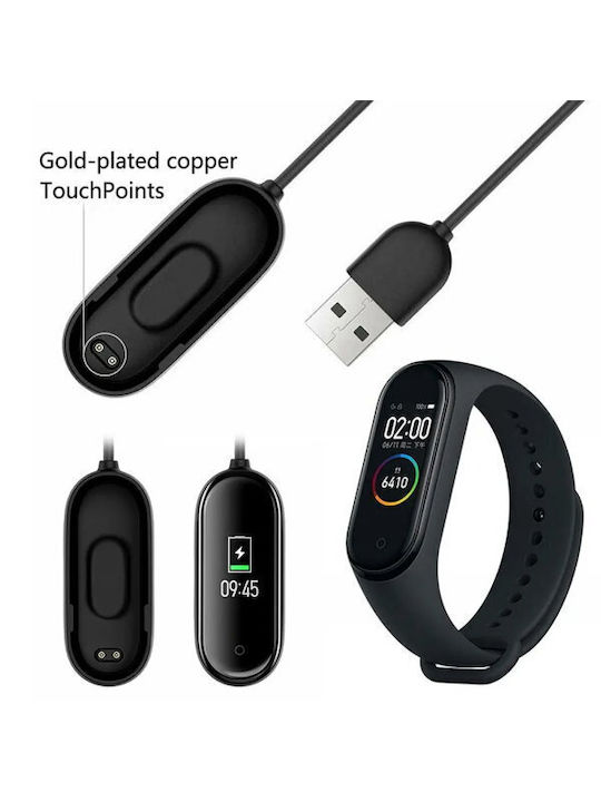 Καλώδιο Φόρτισης 17cm Μαύρο (Mi Band 3/Mi Smart Band 4)
