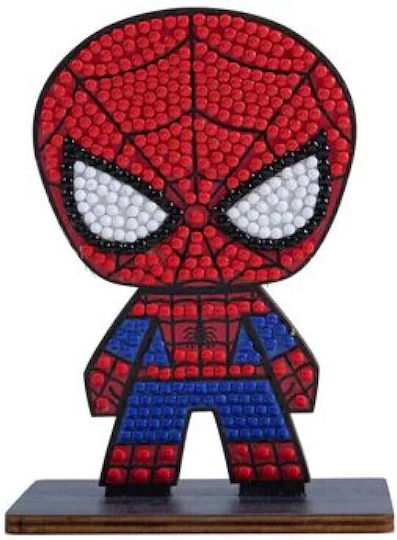 Craft Buddy Ζωγραφική Crystal Art Spiderman για Παιδιά 6+ Ετών 7τμχ