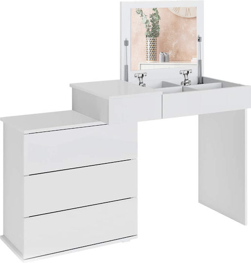 Masă de toaletă pentru dormitor Alb 117,5x78x45 cm Masă de toaletă pentru dormitor Alb 117,5x78x45 cm