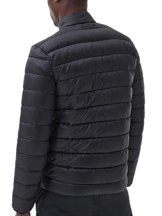 Barbour Tourer Reed Quilted Ανδρικό Χειμωνιάτικο Μπουφάν Puffer Μαύρο