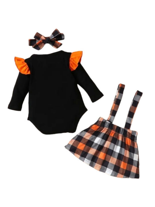 TakTakBaby Kids Set with Skirt 3pcs Black