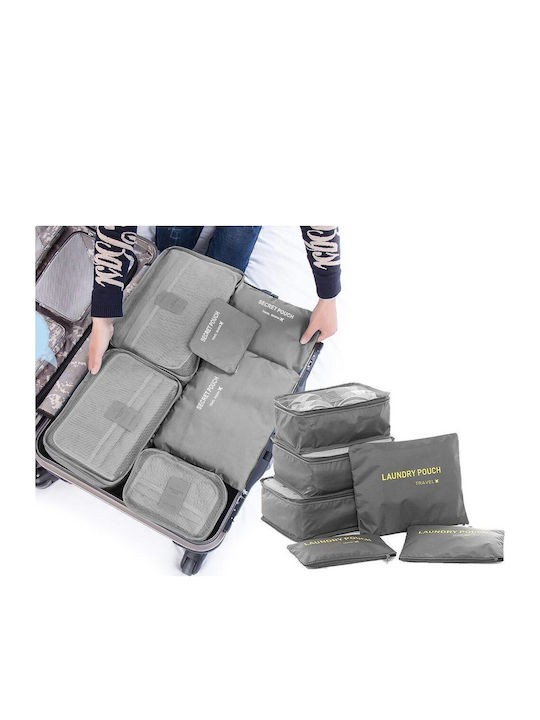 Set Toiletry Bag in Gray color 38cm