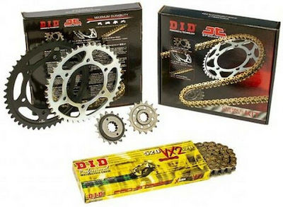 DID Chain & Sprocket Kit Golden (14-42-520VX) for Kawasaki EX 300 2013