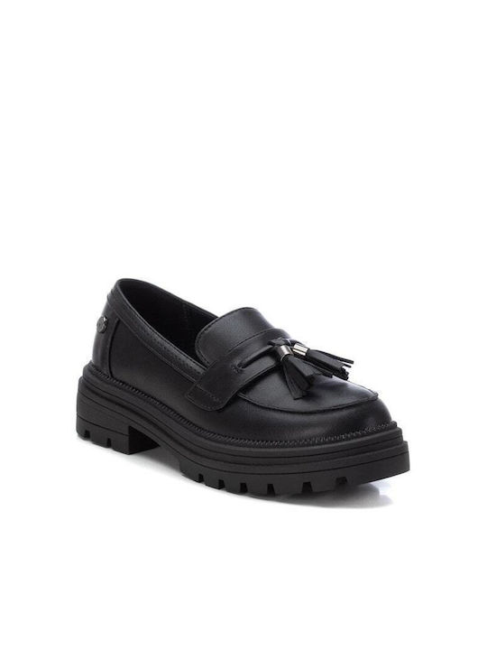 Xti Girls PU Leather Moccasins Black