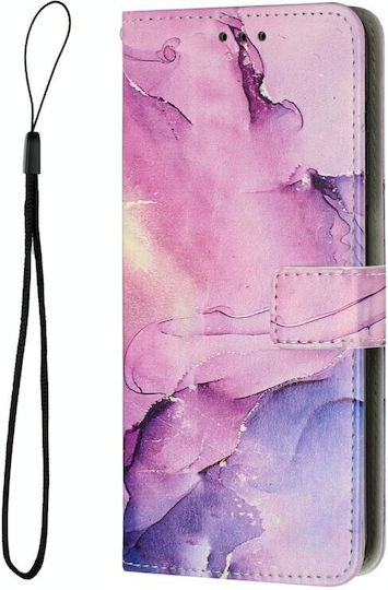 Marble Pattern Brieftasche Lila (Oppo A98)