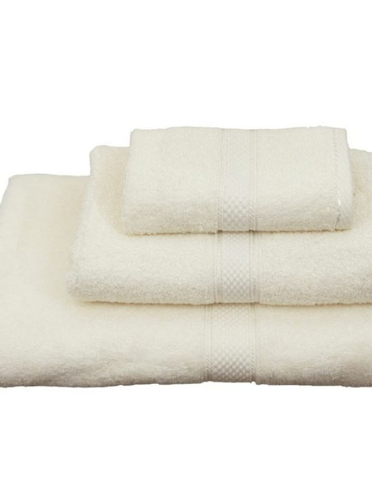 Viopros 3pc Bath Towel Set Classic 640455 Ecru Weight 480gr/m²