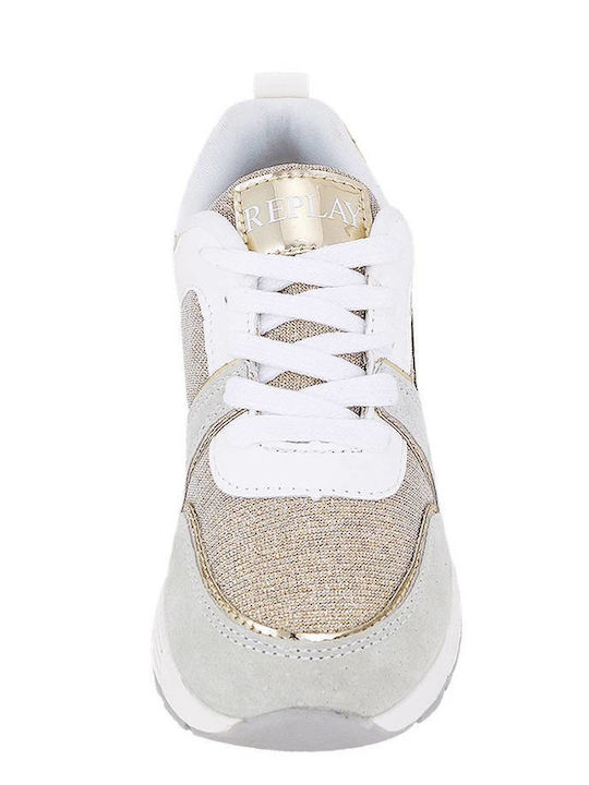 Replay Kids Sneakers JS180067T Gold