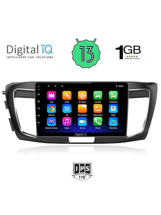 Digital IQ Ηχοσύστημα Αυτοκινήτου για Honda Accord 2008-2013 (Bluetooth/USB/WiFi/GPS) με Οθόνη Αφής 9"