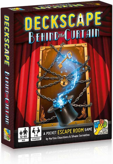 Настолна игра Deckscape Behind The Curtain за 1-6 играчи 12+ години (EN) Da Vinci Games
