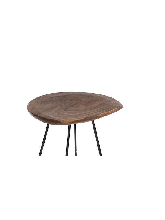 Stool Bar Wooden Brown 43x40x76cm