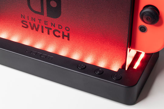 Venom Led Βάση για Switch με φωτισμό LED Μαύρη VS4928