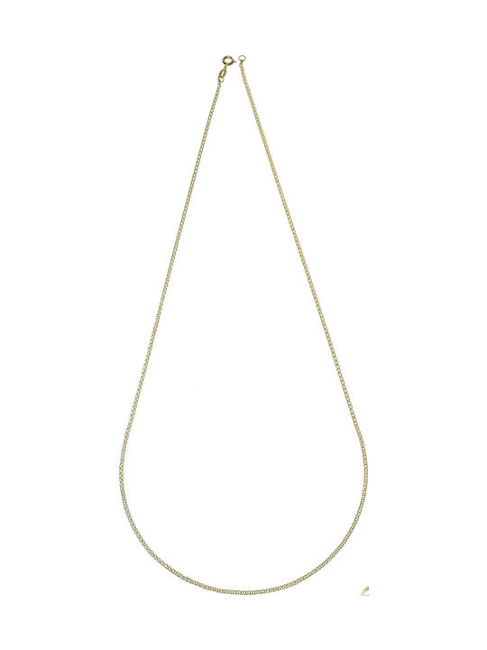 Senzio Belibasakis Zweifarbig Kette Nacken aus Gold 14K Länge 45cm