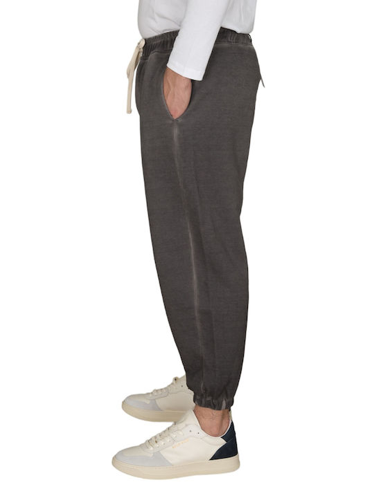 Rose & Cigar Set Sweatpants with Rubber Gray