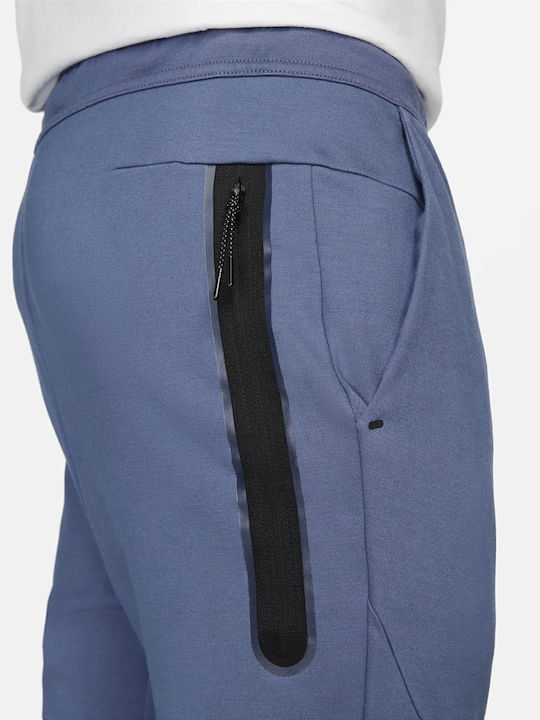 Tech Fleece Men's Sweatpants with Elastic Blue
