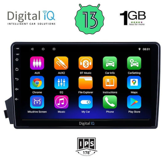 Auto-Audiosystem für Ssangyong Actyon 2006-2015 (Bluetooth/USB/WiFi/GPS/Apple-Carplay/Android-Auto) mit Touchscreen 9"