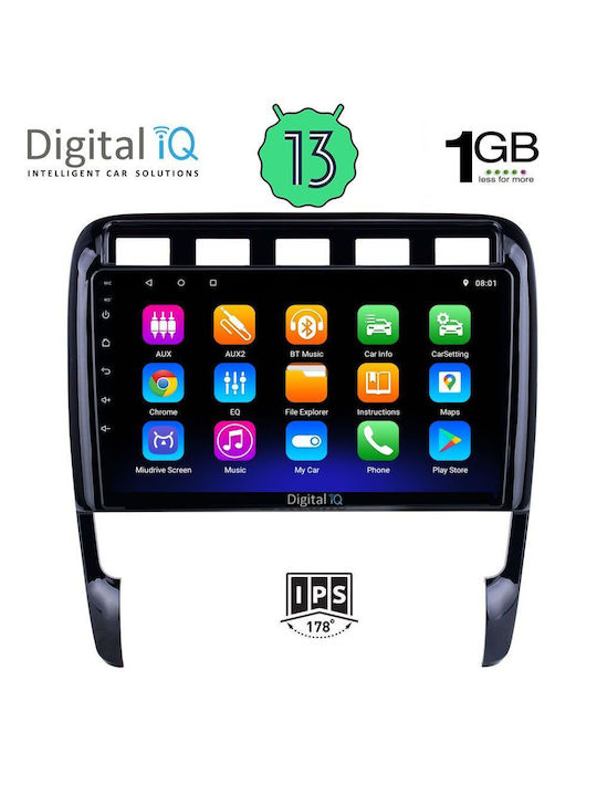 Digital IQ Автомобилна Аудио Система (Блутут/USB/WiFi/GPS/Apple-Carplay/Android-Auto) с Тъчскрийн 9"