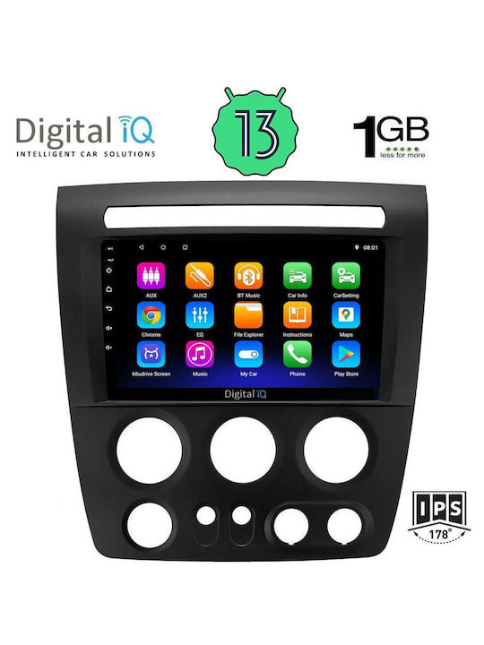 Digital IQ Sistem Audio Auto Hummer H3 2005-2009 (Bluetooth/USB/WiFi/GPS) cu Ecran Tactil 9"