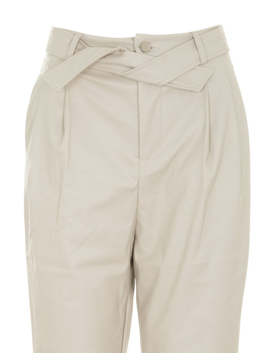 Pant Women's Fabric Trousers White