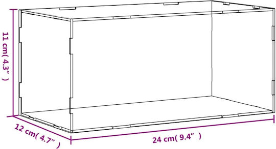 vidaXL Product Display Stand W24xD12xH11cm