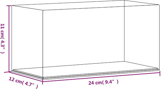 vidaXL Product Display Stand W24xD12xH11cm