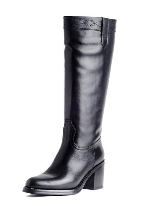 Alpe Leder Damenstiefel Schwarz