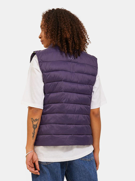 Jack & Jones Women's Short Puffer Jacket for Winter Purple