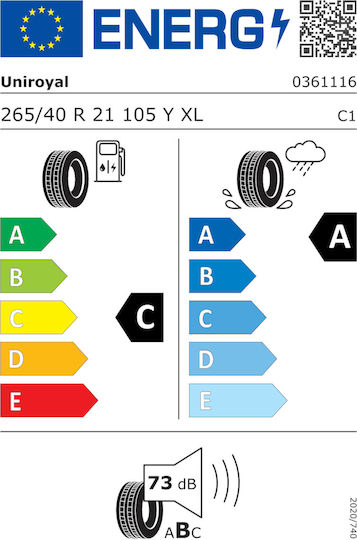 Uniroyal RainSport 5 265/40R21 105Y XL Anvelopă de Vara pentru Autoturism