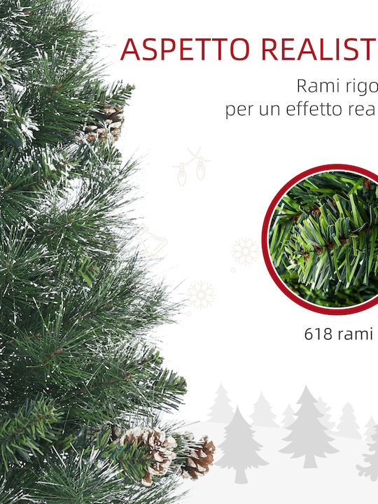 Weihnachtsbaum mit Zapfen 180cm mit 618 Zweige