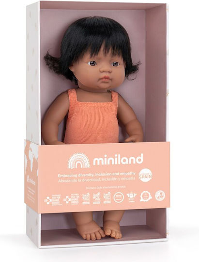 Miniland Păpușă Bebe Latină 38 cm