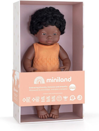 Miniland Baby Doll 38 cm.