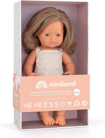 Miniland Baby Doll 38 cm.