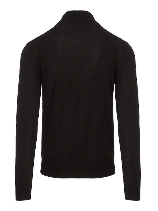 Langarm-Pullover Schwarz
