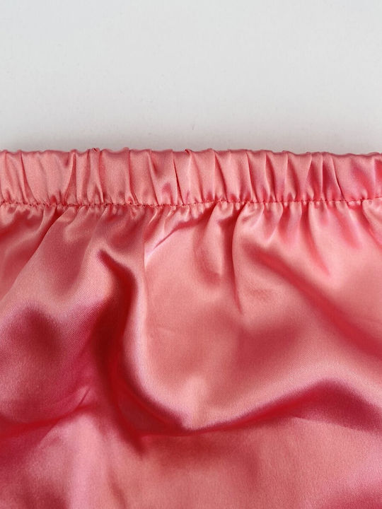 Kal-tsa Winter Satin Babydoll Pink