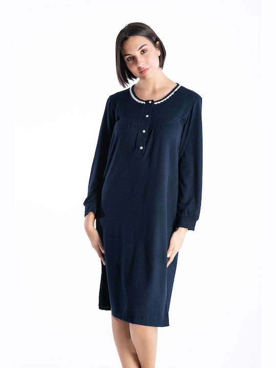 Rachel Winter Women's Nightdress Blue