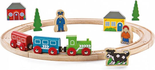 Big Jigs Vehicle Small Train made of Wood for 36++ Months