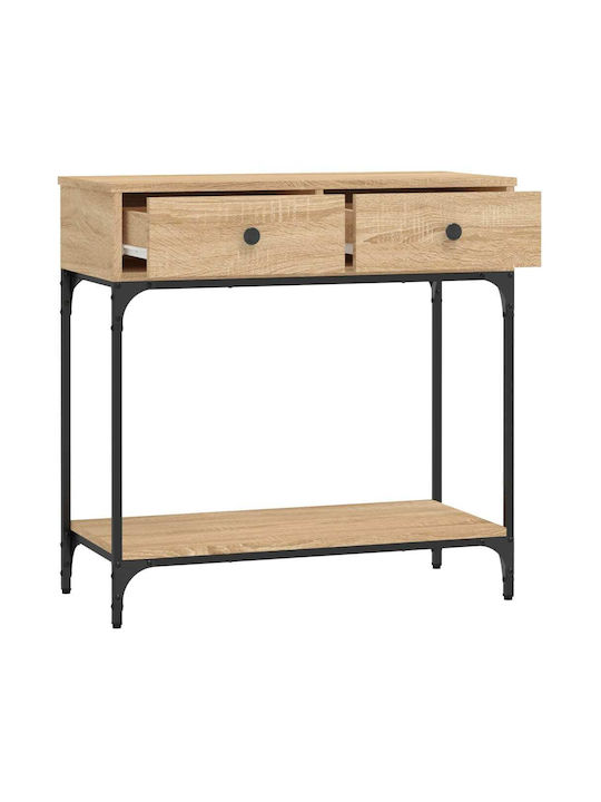Consolă Stejar L75xL34.5xH75buc