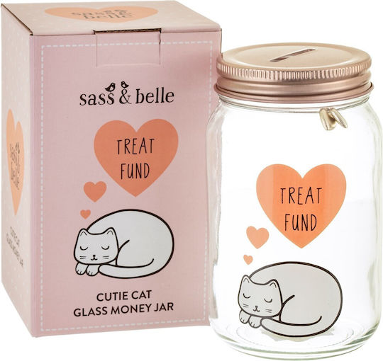 Sass & Belle Kinder Spardose Keramisch Rosa