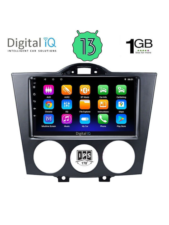 Digital IQ Car Audio System for Mazda RX-8 2001-2008 (Bluetooth/USB/AUX/WiFi/GPS/Apple-Carplay/Android-Auto) with Touch Screen 9"