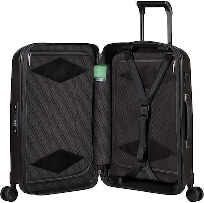 Samsonite Spinner Cabin Travel Suitcase Black with 4 Wheels