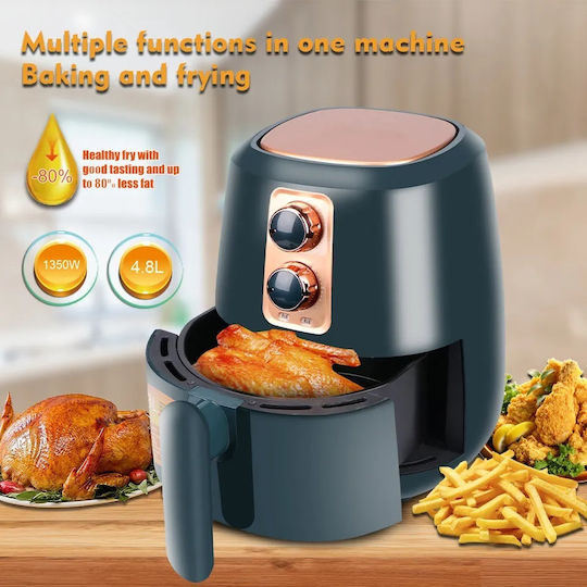 Newest Air Fryer 4.8lt Μαύρο R-5282