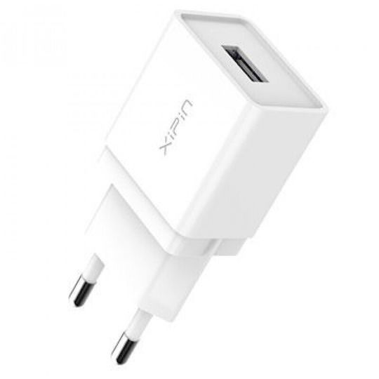 Xipin Charger Without Cable with USB-A Port Whites (EU-05)