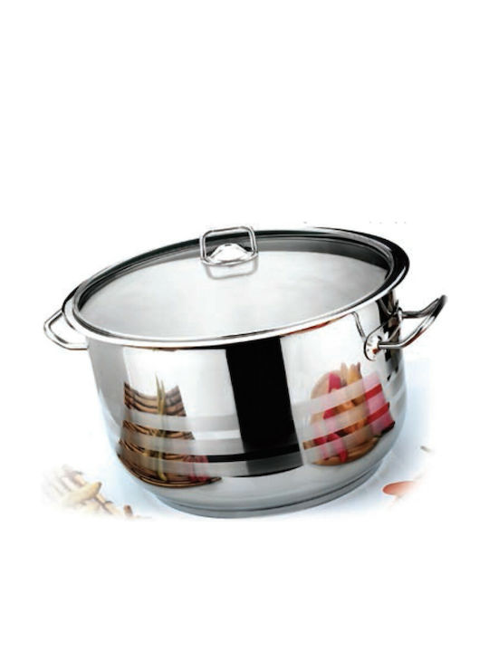 Hascevher Arian Gastro Βαθιά Ανοξείδωτη Κατσαρόλα 10.5lt / 28cm
