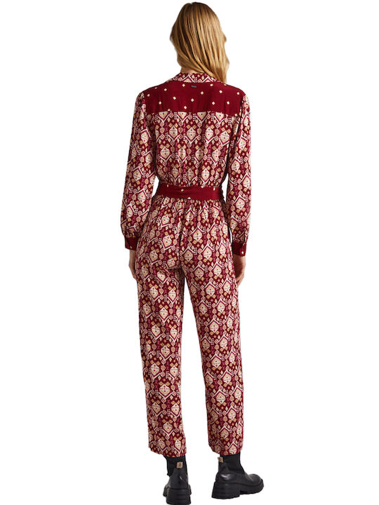 Pepe Jeans Women's Long-sleeved One-piece Suit Multicolored