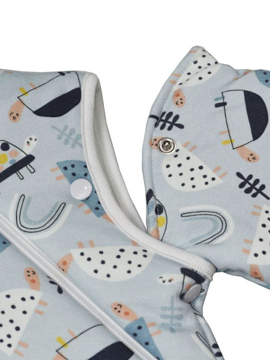 Tender Winter Schlafsack Eco Turtle 2.5 Tog Sky Blue mit abnehmbaren Ärmeln