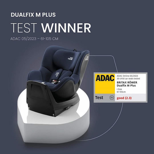 Britax Romer Dualfix M Plus Autositz i-Size mit Isofix Midnight Grey 9-20