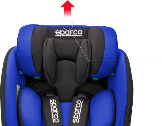 Sparco SK6000I Baby Car Seat i-Size Black Grey 0-36 kg