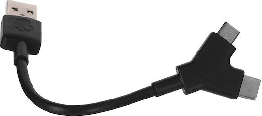 Skullcandy Stash Fuel Power Bank 10000mAh mit 2 USB-A Anschlüssen und USB-C Anschluss Rot