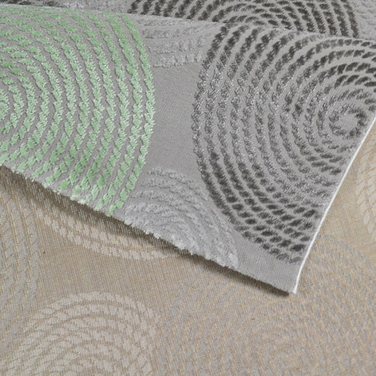 Saray Home Delux Modern Bedroom Rugs Set Ladi 36725A-GRN-SET 3pcs