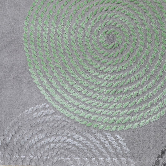 Saray Home Delux Modern Bedroom Rugs Set Ladi 36725A-GRN-SET 3pcs