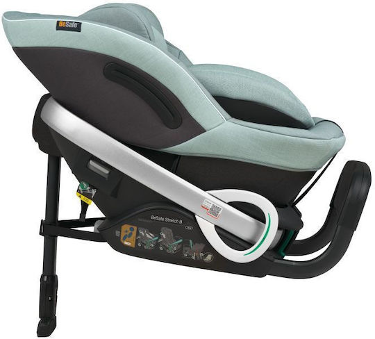 BeSafe Stretch B Детско Столче за Кола i-Размер с Isofix Sea Green Melange 0-36 кг